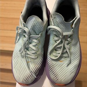Hoka pale teal and purple rincon 3